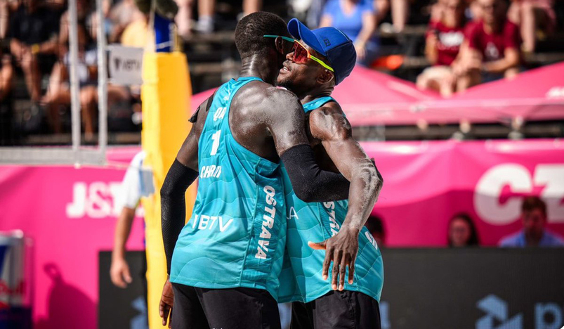 Qatari men's beach volleyball team